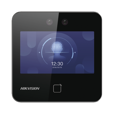 Terminal Min Moe WiFi / Touch de Reconocimiento Facial Ultra Rápido para ASISTENCIA y Control de ACCESO / 1500 Rostros y 3,000 tarjetas / Lee códigos QR / Videoportero / Detección de Cubrebocas Modelo: DS-K1T343MWX