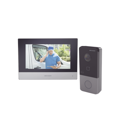 [DS-KIS603-P] Kit de Videoportero IP Poe Estandar con llamada a App de Smartphone (HikConnect) / Apertura con tarjeta MIFARE / Frente de calle IP65 / Soporta 1 Departamento DS-KIS603-P Marca: HIKVISION

Marca: HIKVISION